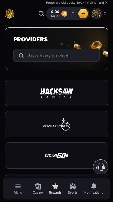Lucky Block Casino Mobile Game Developers