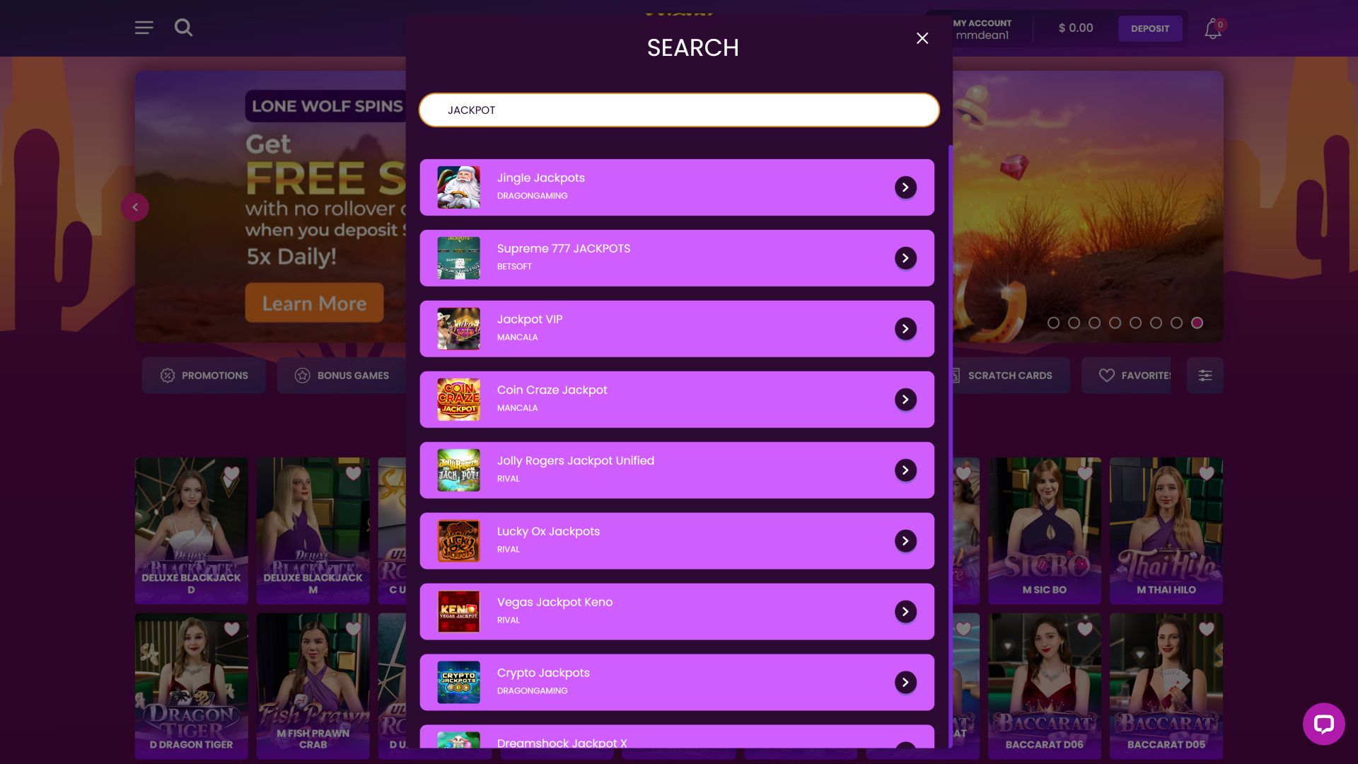 Lucky Bonanza Casino Desktop Jackpot