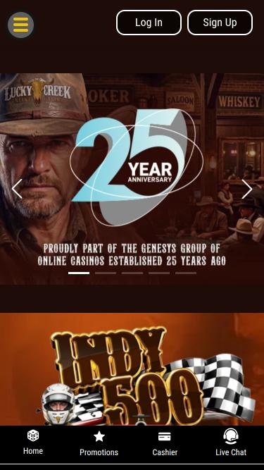 Lucky Creek Casino Mobile Promotions