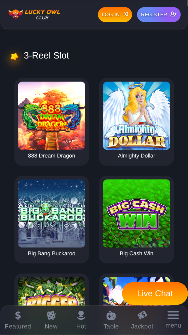 Lucky Owl Club Mobile Games