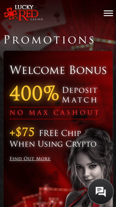 Lucky Red Casino Mobile Promotions