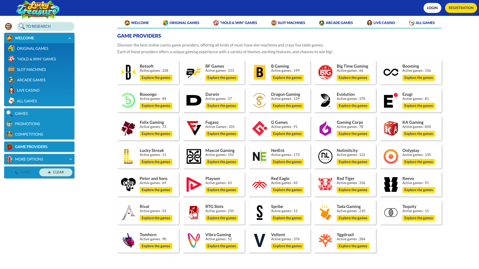 Lucky Treasure Casino Desktop Game Developers 