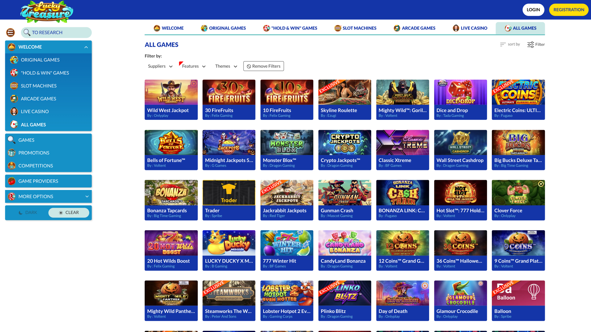 Lucky Treasure Casino Desktop Jackpot 