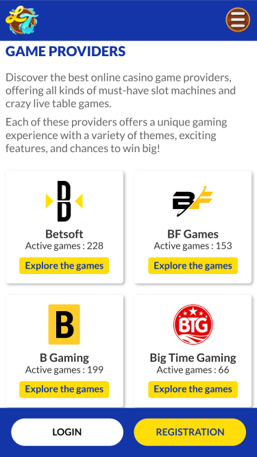 Lucky Treasure Casino Mobile Game Developers 