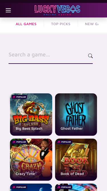 Lucky Vegas Casino Mobile Games
