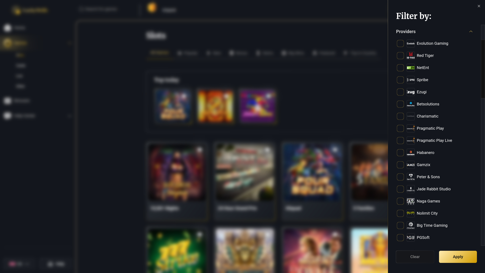 Lucky Wells Casino Desktop Game Developers 