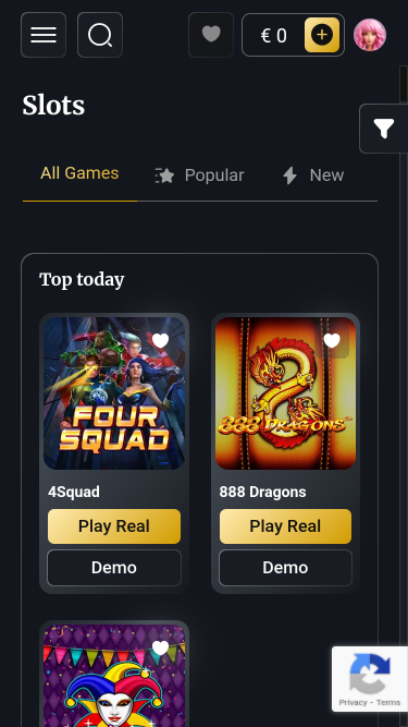 Lucky Wells Casino Mobile Games