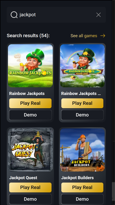 Lucky Wells Casino Mobile Jackpot 