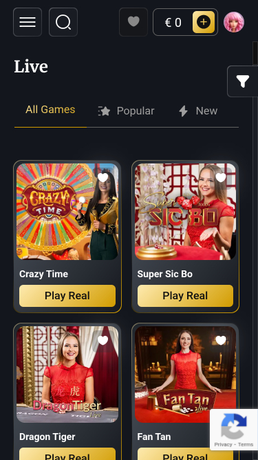 Lucky Wells Casino Mobile Live Dealer