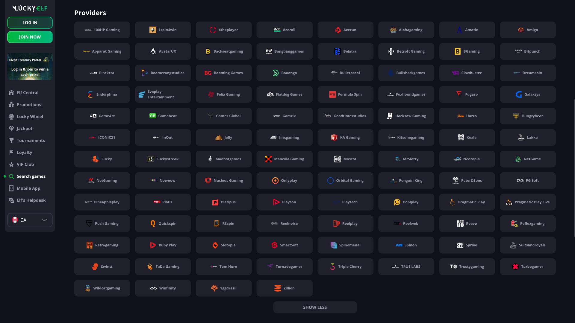 Luckyelf Casino Desktop Game Developers