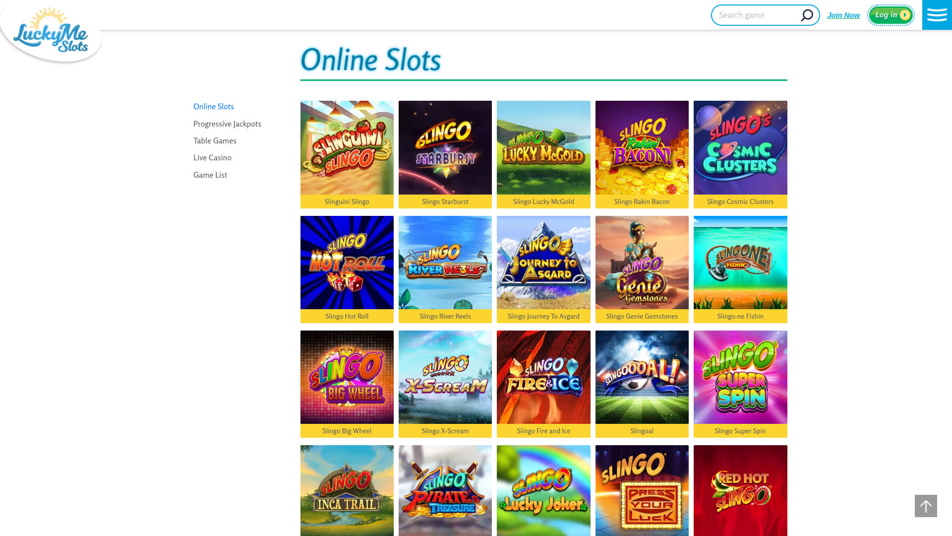 LuckyMe Slots Casino Desktop-Spiele