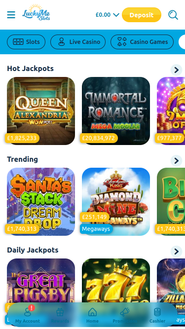 LuckyMe Slots Casino Mobile Jackpot