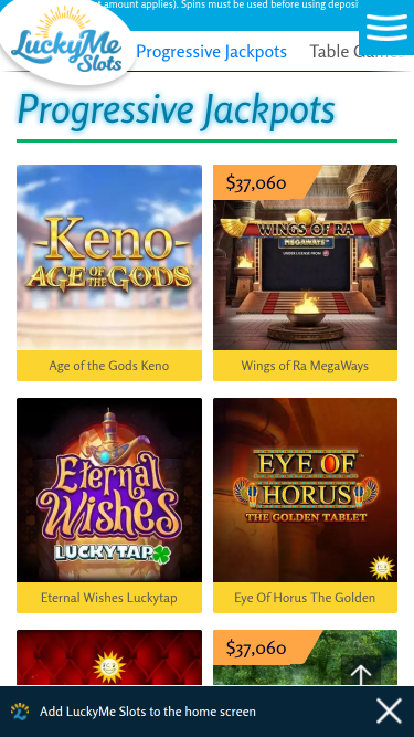 LuckyMe Slots Casino Mobile Jackpot
