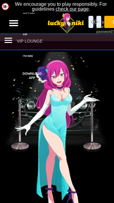 Lucky Niki Casino Mobile VIP Program