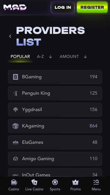 MadCasino Mobile Game Developers