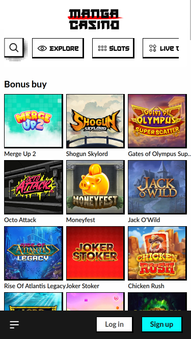 Manga Casino Mobile Bonus Buy