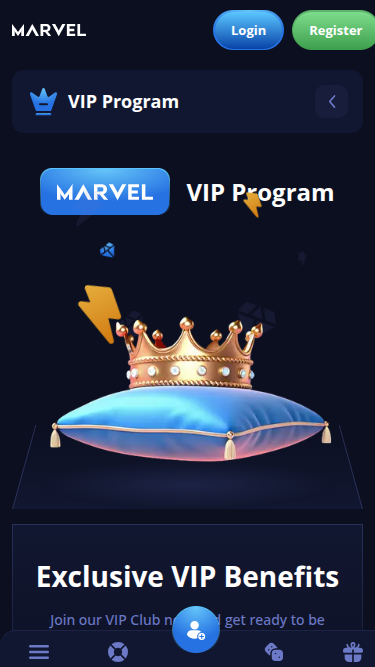 Marvel Casino Mobile VIP Program