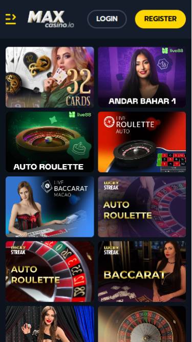 MaxCasino Live Dealer