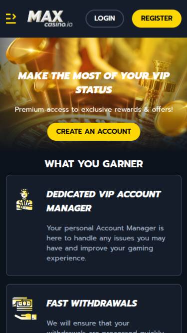 MaxCasino VIP Program
