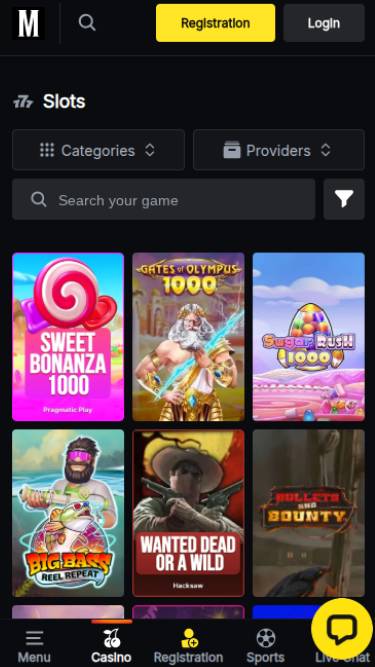 Menace Casino Games Mobile