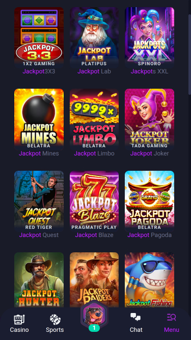 Metaspins Casino Mobile Jackpot