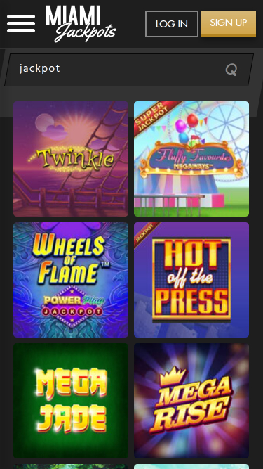 Miami Jackpots Casino Mobile Jackpot