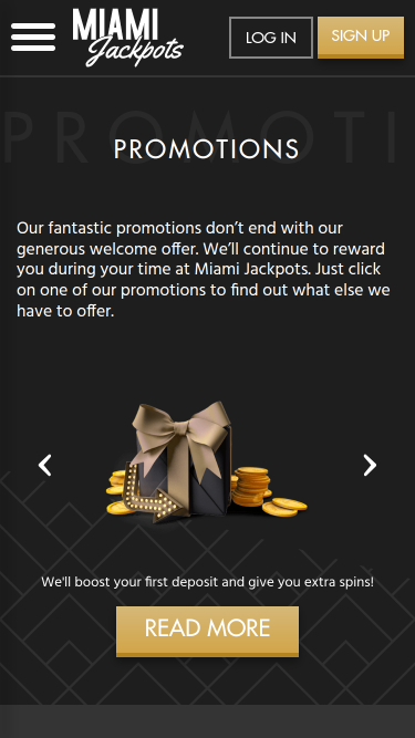 Miami Jackpots Casino Mobile Promotions