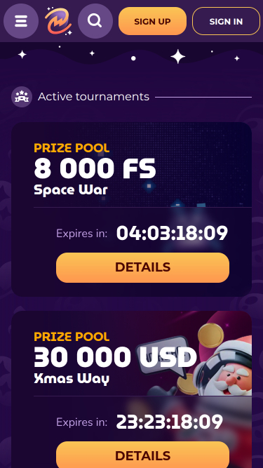 MilkyWay Casino Mobile Tournament