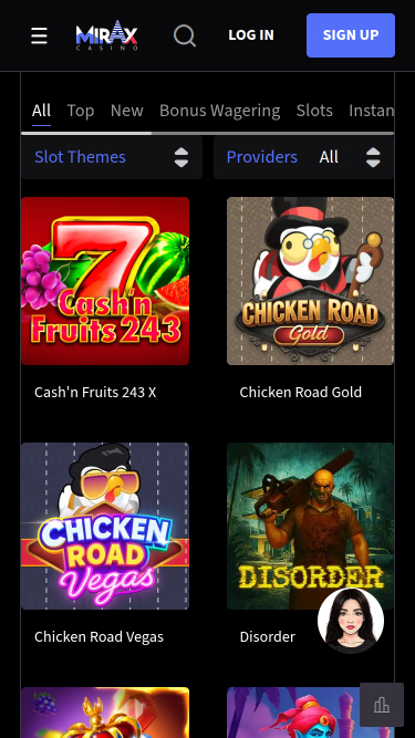 Mirax Casino Mobile Games