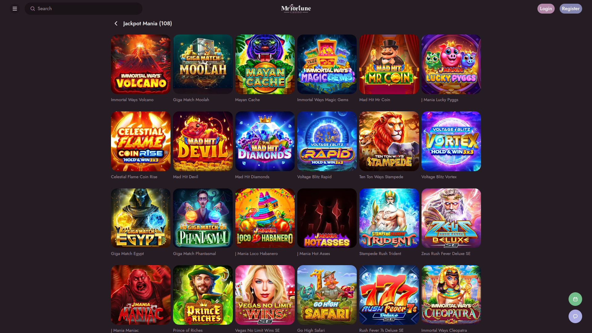 Mr Fortune Casino Desktop Jackpot