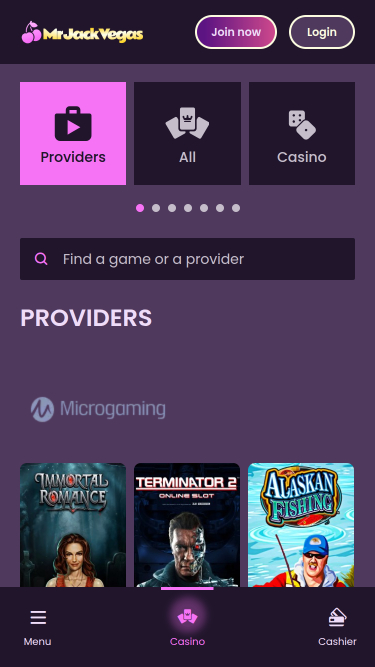 Mr Jack Vegas Casino Mobile Game Developers