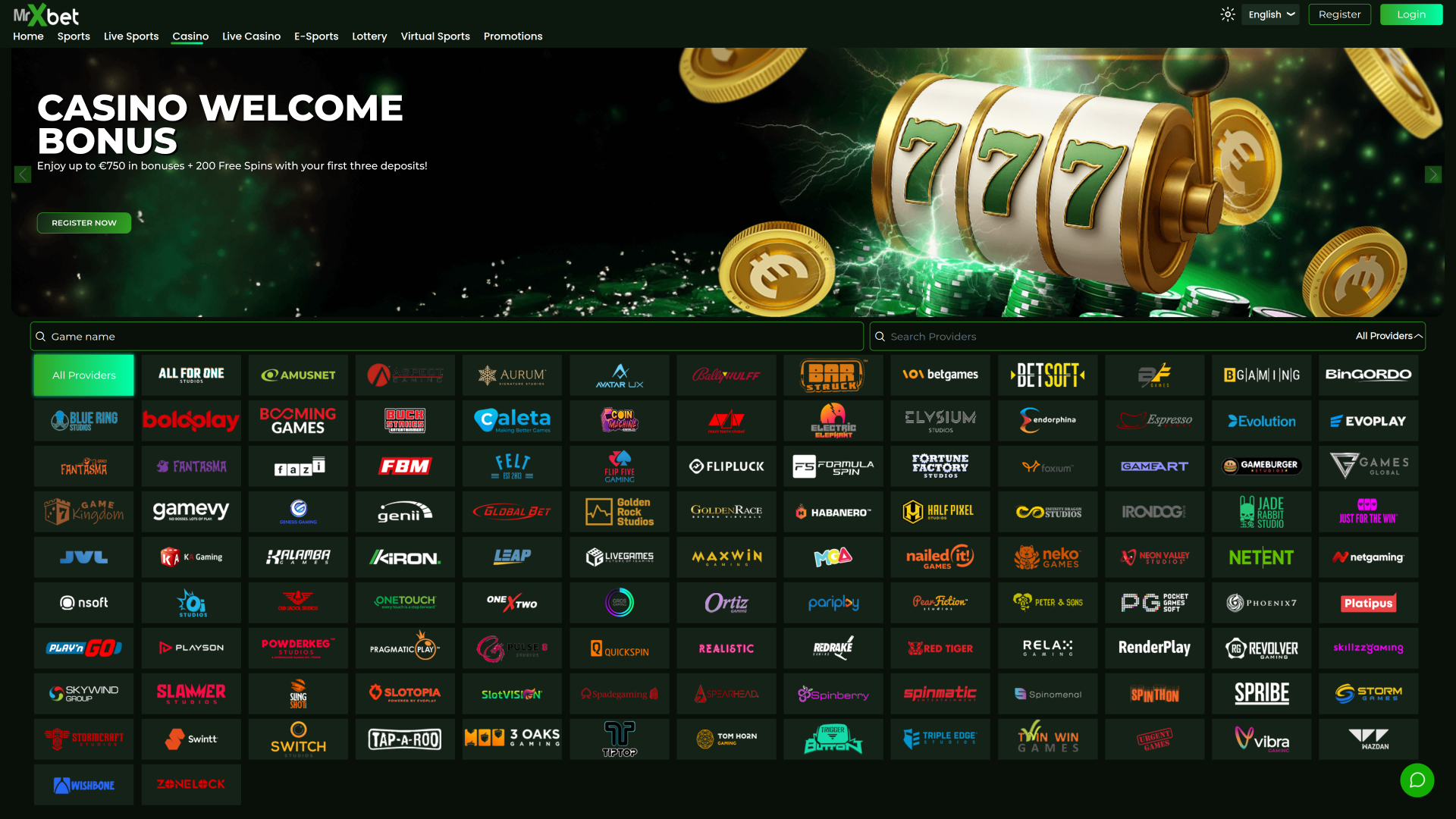 MrXbet Casino Desktop Game Developers