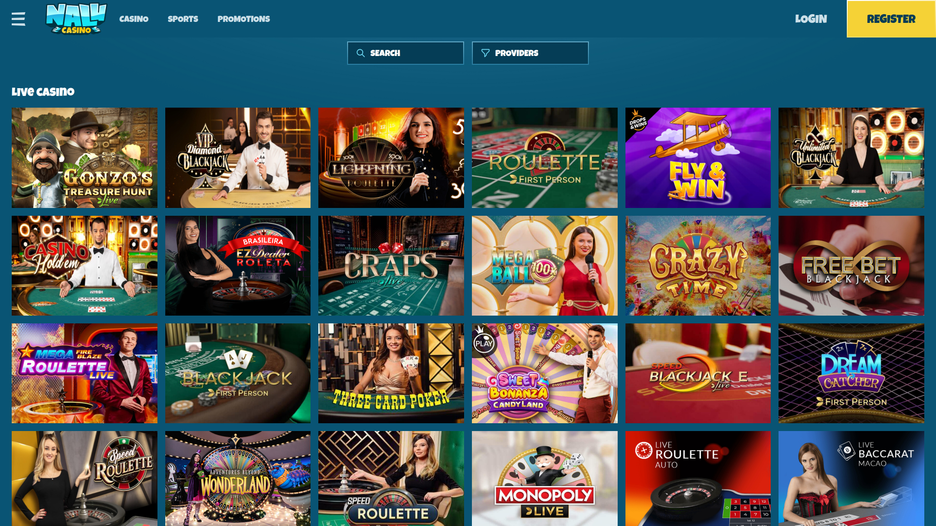 Nalu Casino Desktop Live Dealer