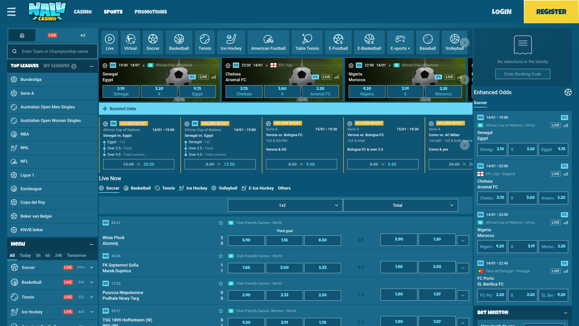 Nalu Casino Desktop Sports