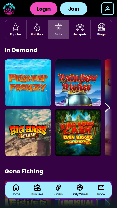 NoDeposit Slots Casino Mobile Games