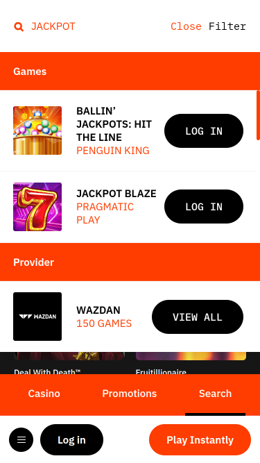 Nopein Casino Mobile Jackpot