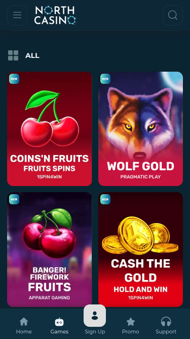 North Casino Mobile Games