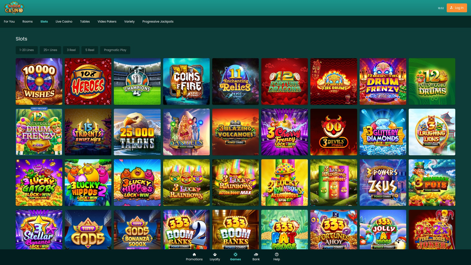 Nostalgia Casino Desktop Games