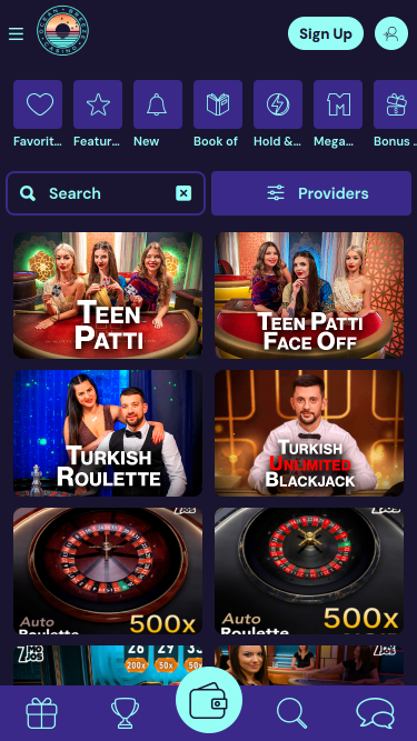 Ocean Breeze Casino Mobile Live Dealer