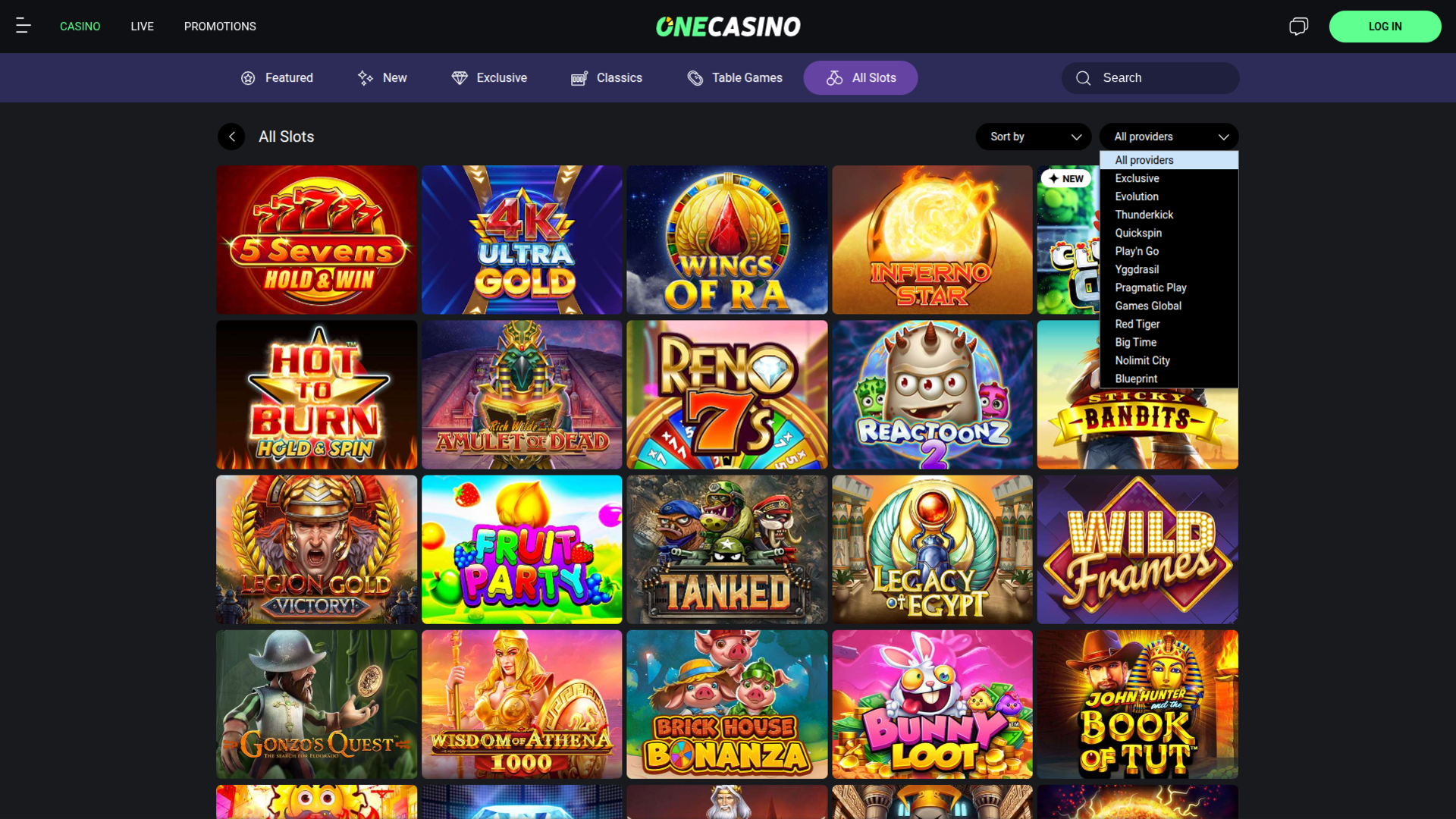 One Casino Desktop Game Developers