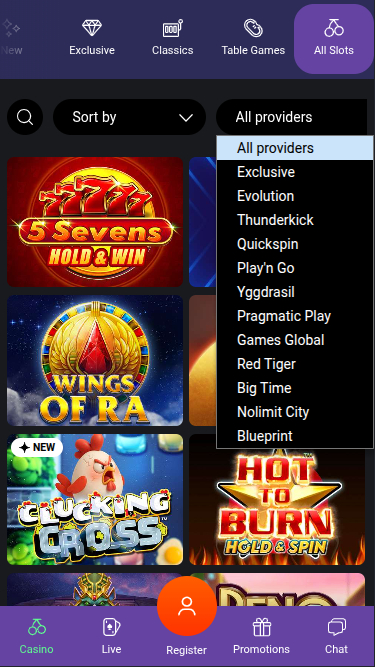 One Casino Mobile Game Developers