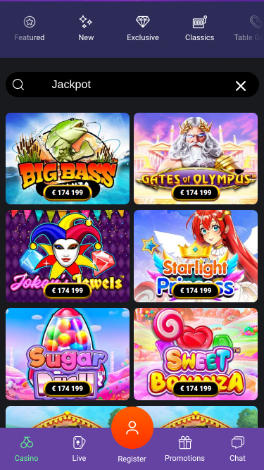 One Casino Mobile Jackpot