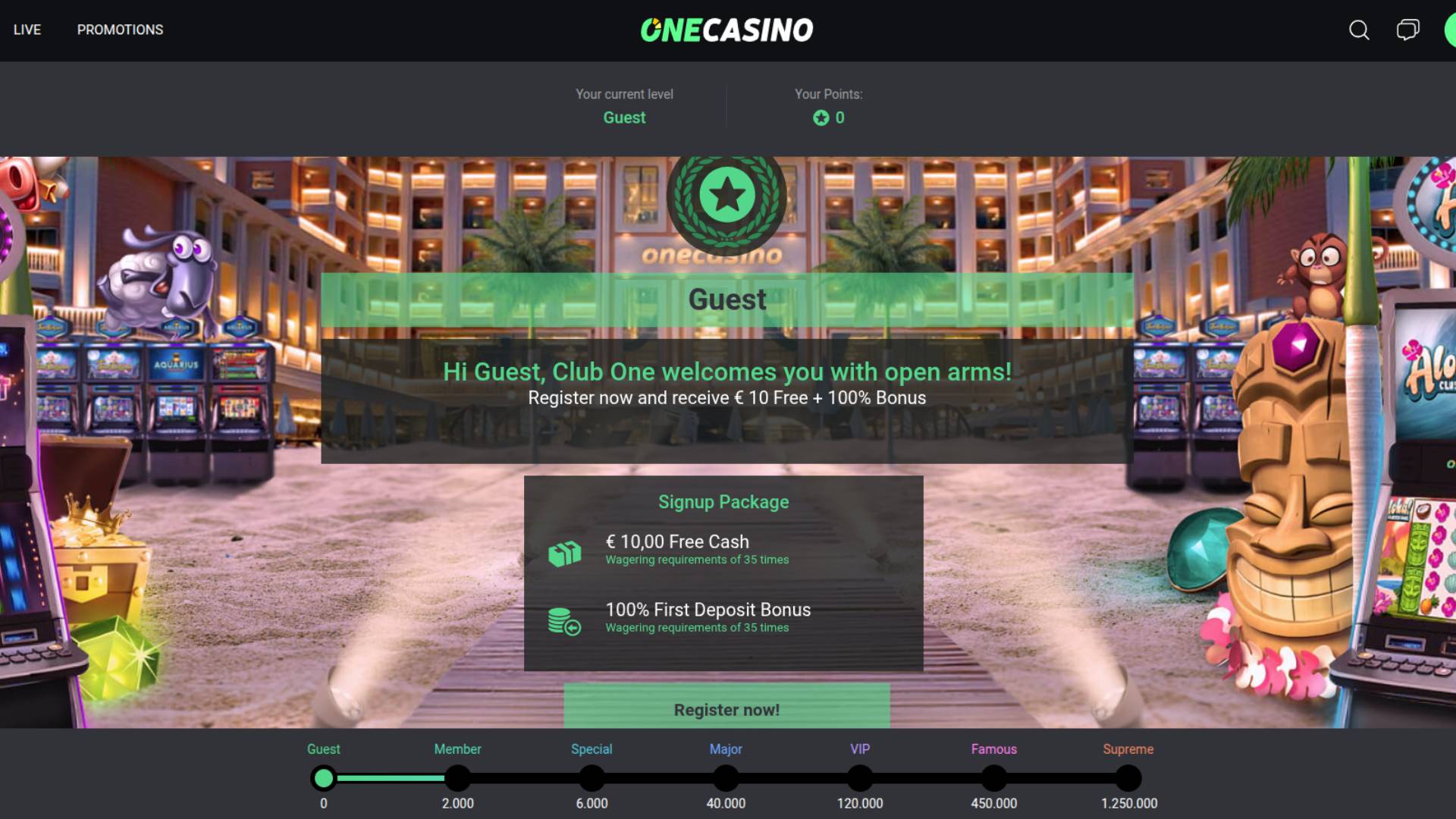 OneCasino VIP Club