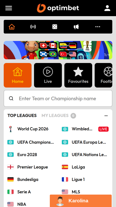 OptimBet Casino Mobile Sports Betting