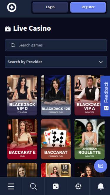 Otherworld Casino Live Dealer