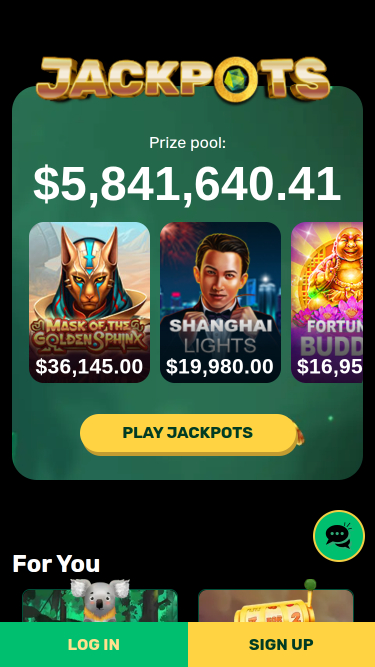 Ozwin Casino Mobile Jackpot
