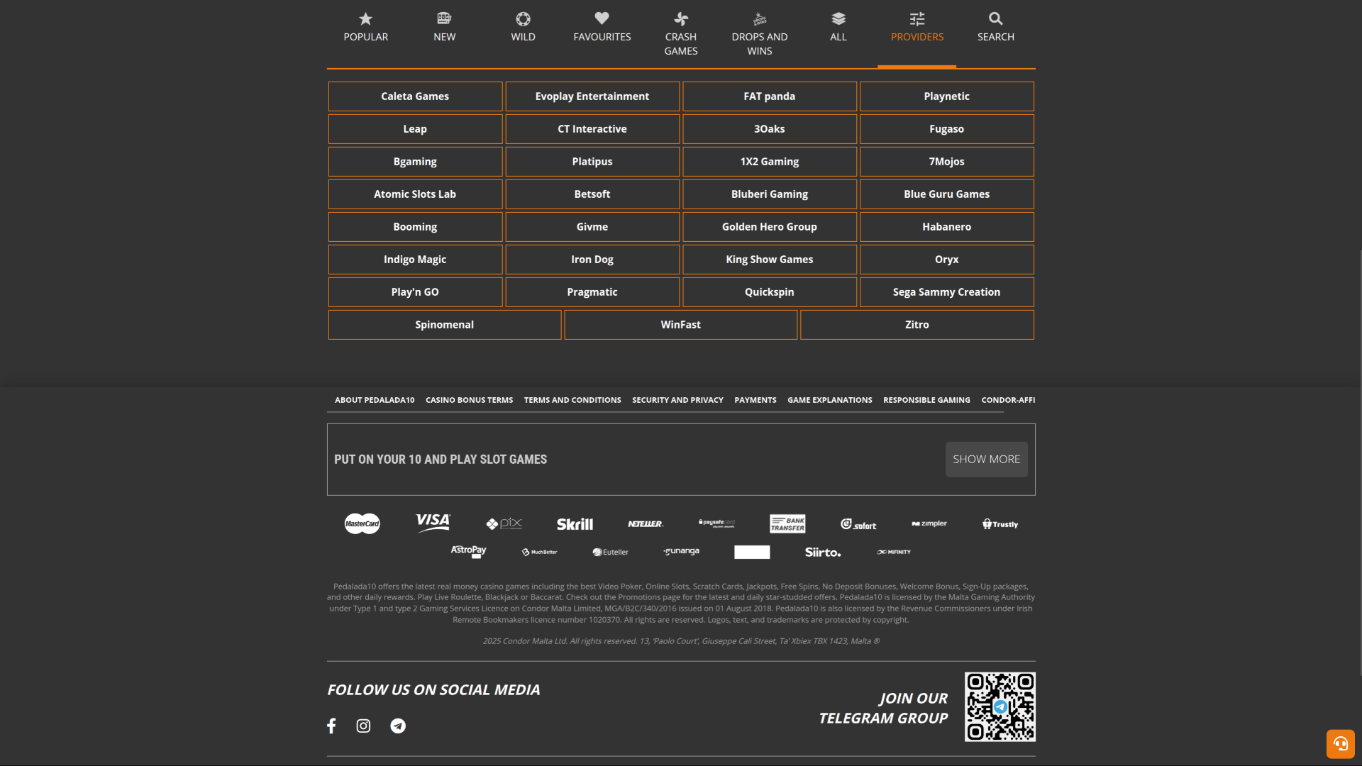 Pedalada10 Casino Desktop Game Developers