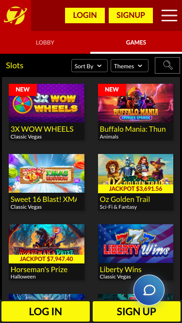 Planet 7 Casino Mobile Games
