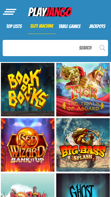 Play Jango Casino Mobile Games