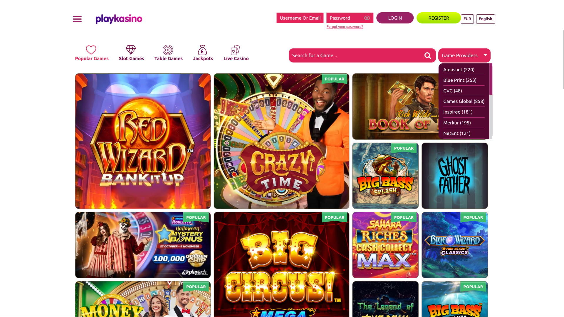 Play Kasino Desktop Game Developers